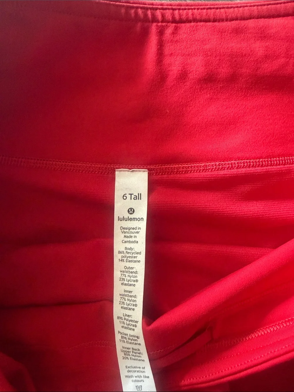 lululemon athletica Red Run Short